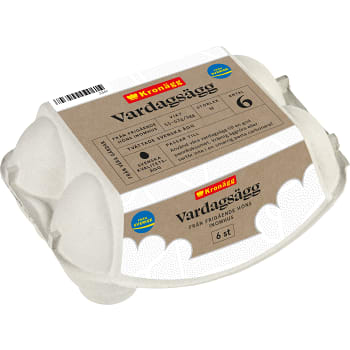 Vardagsägg Frigående inomhus M 6-p Kronägg