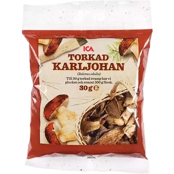 Karljohansvamp Torkad 30g ICA