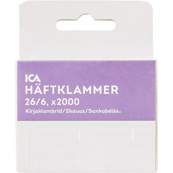 Häftklammer 26/6 2000-p ICA Home