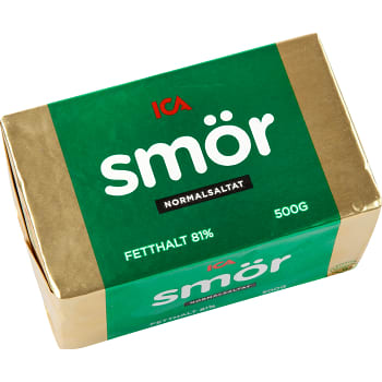 Smör Normalsaltat 81% 500g ICA