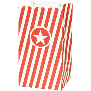 Snacksbägare Röd 6-p
