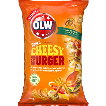 Chips Cheesy Burger 275g OLW