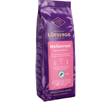 Kaffe Hela bönor Mellanrost Fika 400g Löfbergs