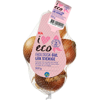 Lök Gul i nät 500g KRAV Klass 1 ICA I love eco