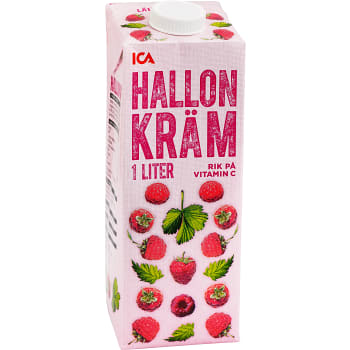 Hallonkräm 1l ICA