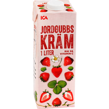 Jordgubbskräm 1l ICA