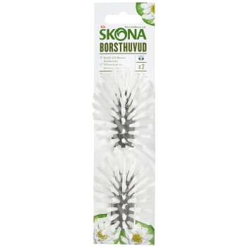 Refill till diskborste med utbytbart borsthuvud 2-pack ICA Skona