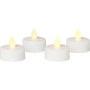 LED Värmeljus timer 4-p ICA