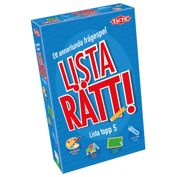 Resespel Lista rätt Tactic