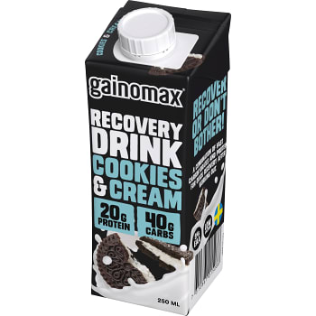 Recovery Drink Cookies &amp; Cream 250ml Gainomax