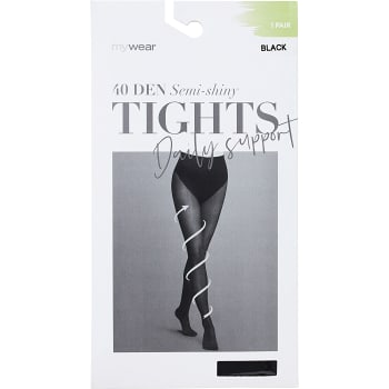 Strumpbyxa Daily Support 40 den Svart 36/36 Mywear