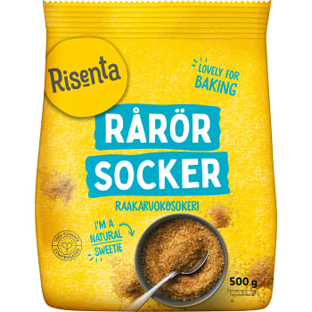 Rårörsocker 500g Risenta