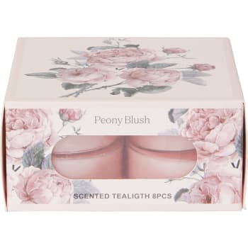 Doftvärmeljus Peony blush 8-p ICA