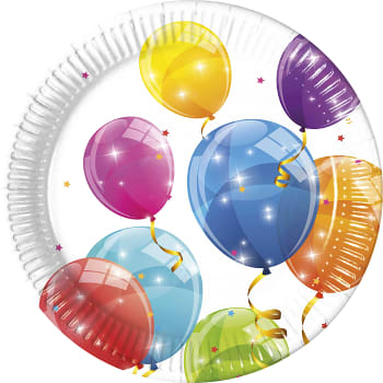 Tallrik 23cm Ballong 8-p