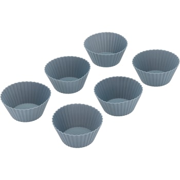Muffinsform Pecan indigo 7cm 6st Tareq Taylor