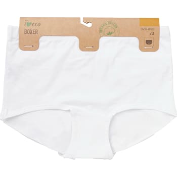 Boxer Annie vit 3p 48/50 ICA I love eco