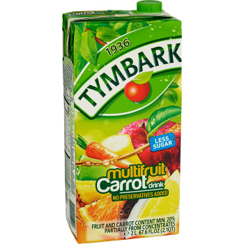 Multifrukt &amp; Morotdryck 2l Tymbark