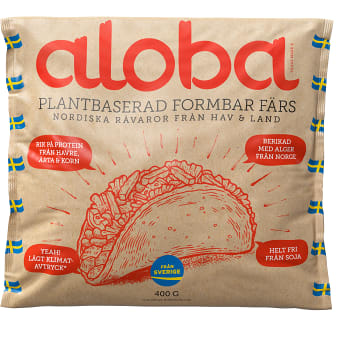 Plantbaserad formbar färs 400g Aloba