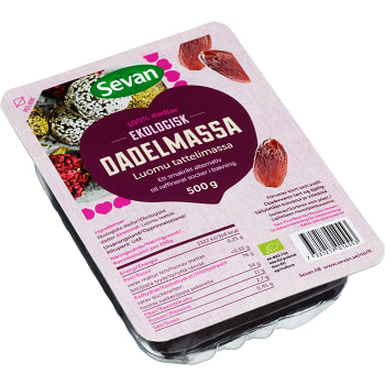 Dadelmassa EKO 500g Sevan