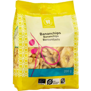 Bananchips Ekologisk 200g Urtekram