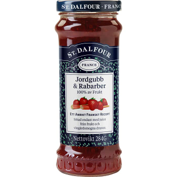 Marmelad Jordgubb & Rabarber 284g St.Dalfour
