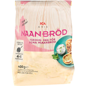 Naanbröd deg 400g ICA Asia