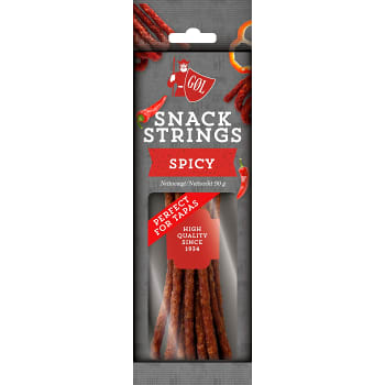 Ölkorv Snack Strings Spicy 90g Göl