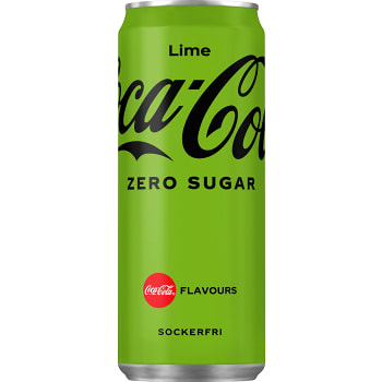 Läsk Zero Lime 33cl Coca-Cola