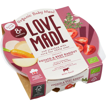Potatis & Biffgryta 8m 185g Lovemade