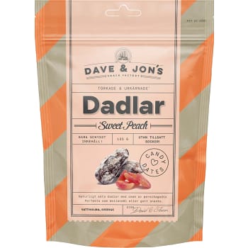 Dadlar Sweet Peach 125g DAVE & JON'S