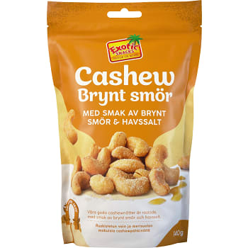 Cashew Brynt Smör &amp; Havssalt 200g Exotic Snacks