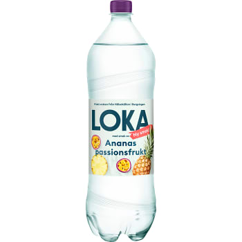 Kolsyrat Vatten Ananas Passionsfrukt 150cl Loka