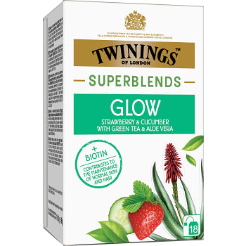 Te Superblends Glow 18p Twinings