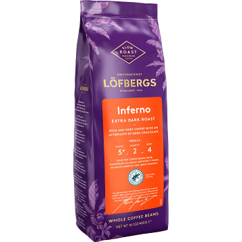Kaffe Inferno Hela bönor 400g Löfbergs