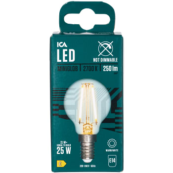 LED Klot E14 250lm ICA