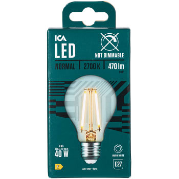 LED Normal E27 470lm ICA