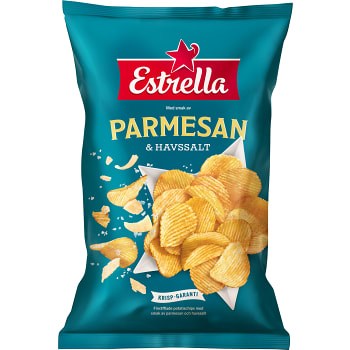 Chips Parmesan &amp; Havssalt 275g Estrella