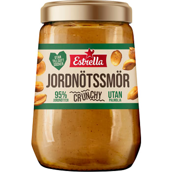 Jordnötssmör Crunchy 340g Estrella