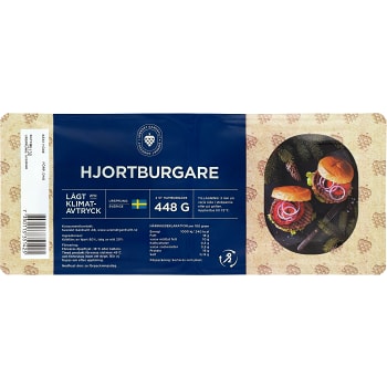 Hjortburgare 448g Svenskt Gårdsvilt