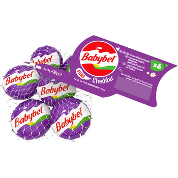 Cheddar i nät 120g Mini Babybel