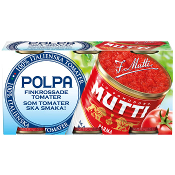 Finkrossade Tomater 3-p 1,2kg Mutti