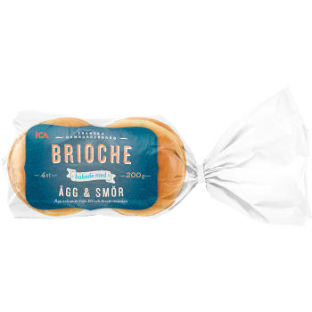 Brioche hamburgerbröd 200g ICA