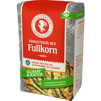 Kärnvetemjöl Fullkorn 2kg Kungsörnen