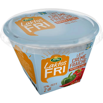 Crème fraiche paprika chili 11% Laktosfri 200g Arla®