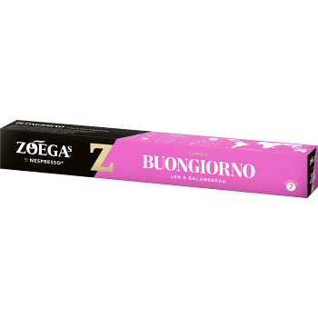 Kaffekapslar Nespresso Lungo Buongiorno 10p Zoégas