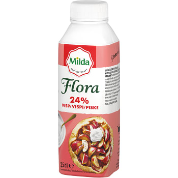 Gräddalternativ Visp 24% Låglaktos 250ml Flora