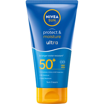 Solkräm Protect&amp;Moisture Ultra SPF 50+ 150ml Nivea Sun