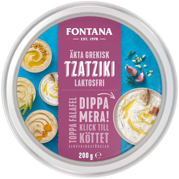 Tzatziki Laktosfri 200g Fontana