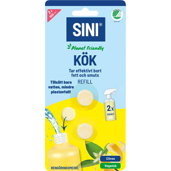 Rengöringstablett Kök refill 2-p SINI