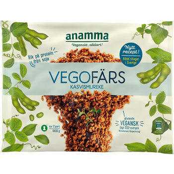 Vegofärs Glutenfri Fryst 1kg Anamma